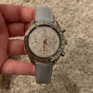 OMEGA Speedmaster shell dial automatic watch